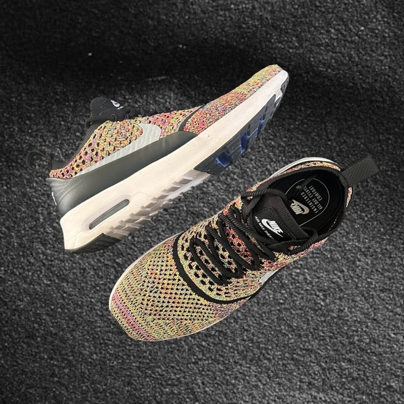 ✔️EUC✔️ NIKE Air Max Thea Ultra Flyknit Multicolor - Picture 1 of 12